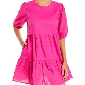 Aqua Pink Mini Dress